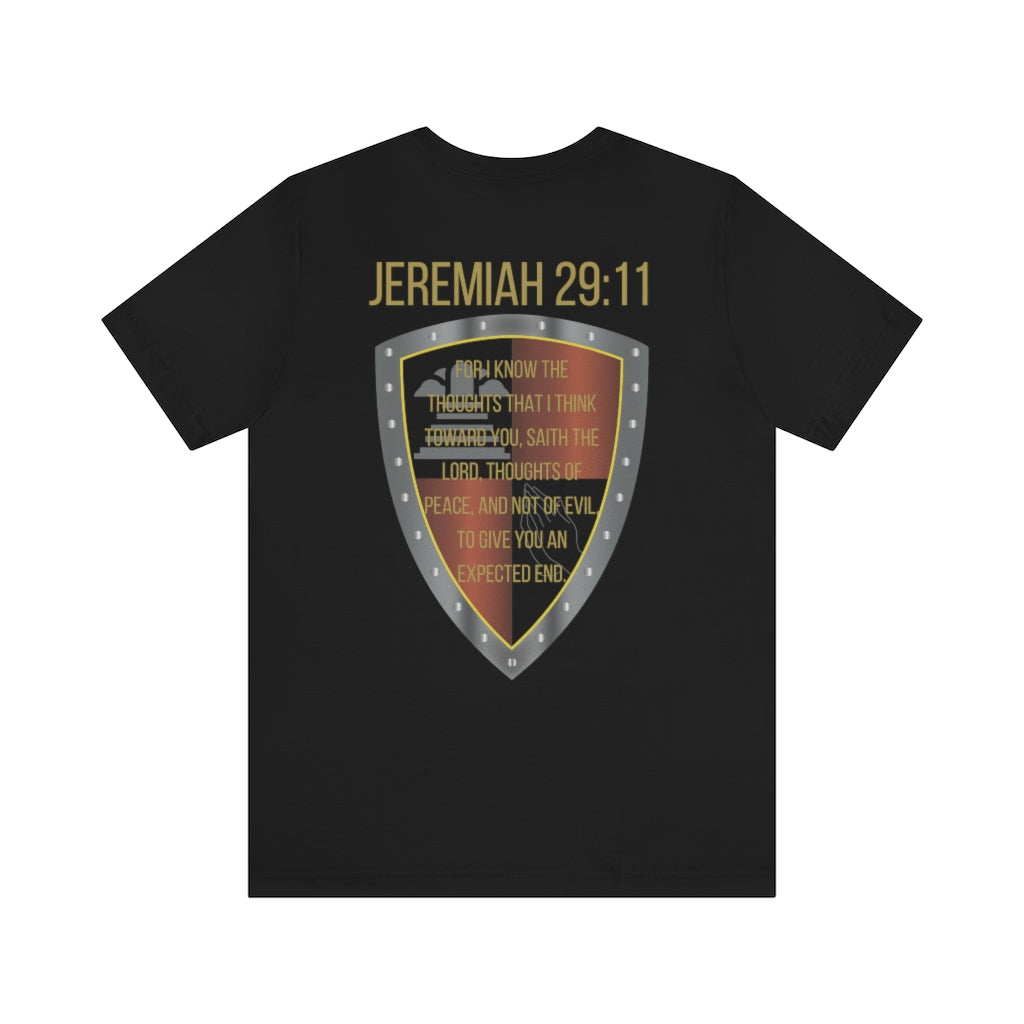 Jeremiah 29:11 Shield of Faith Tee