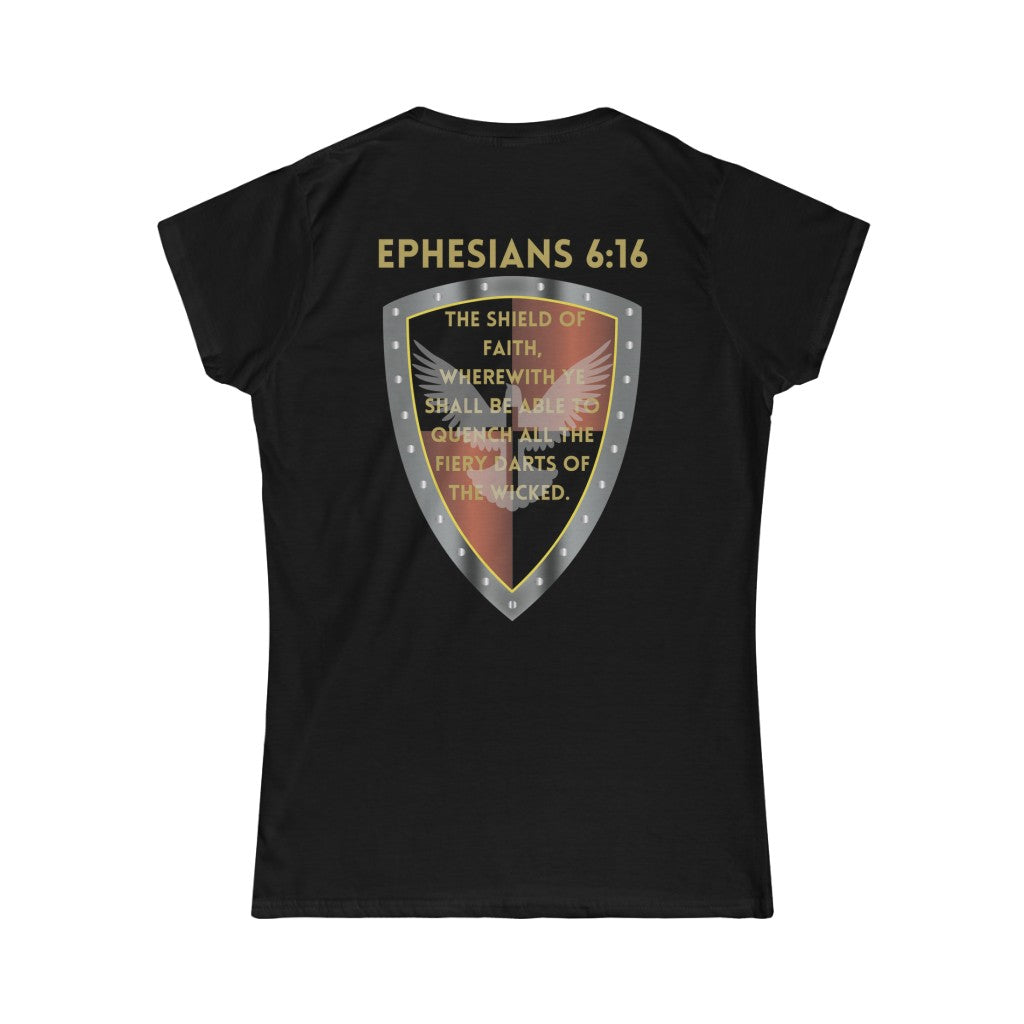 Ephesians 6:16 Womens Shield of Faith Tee