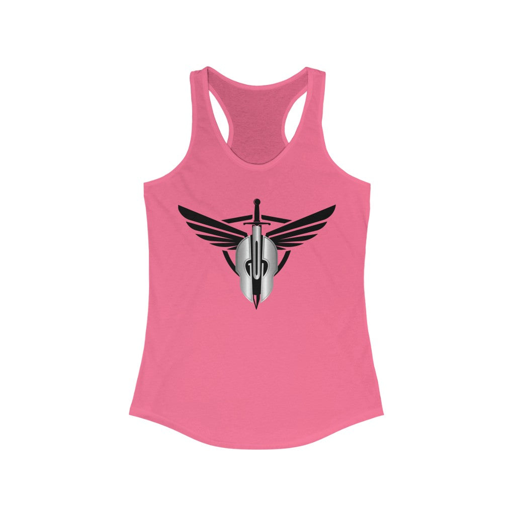 God Armory Helmet Wings Women's Racerback Tank