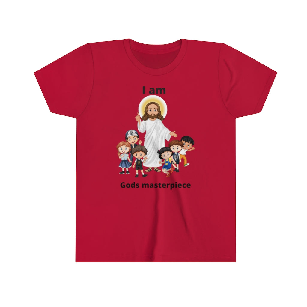 I am Gods Masterpiece Youth Tshirt