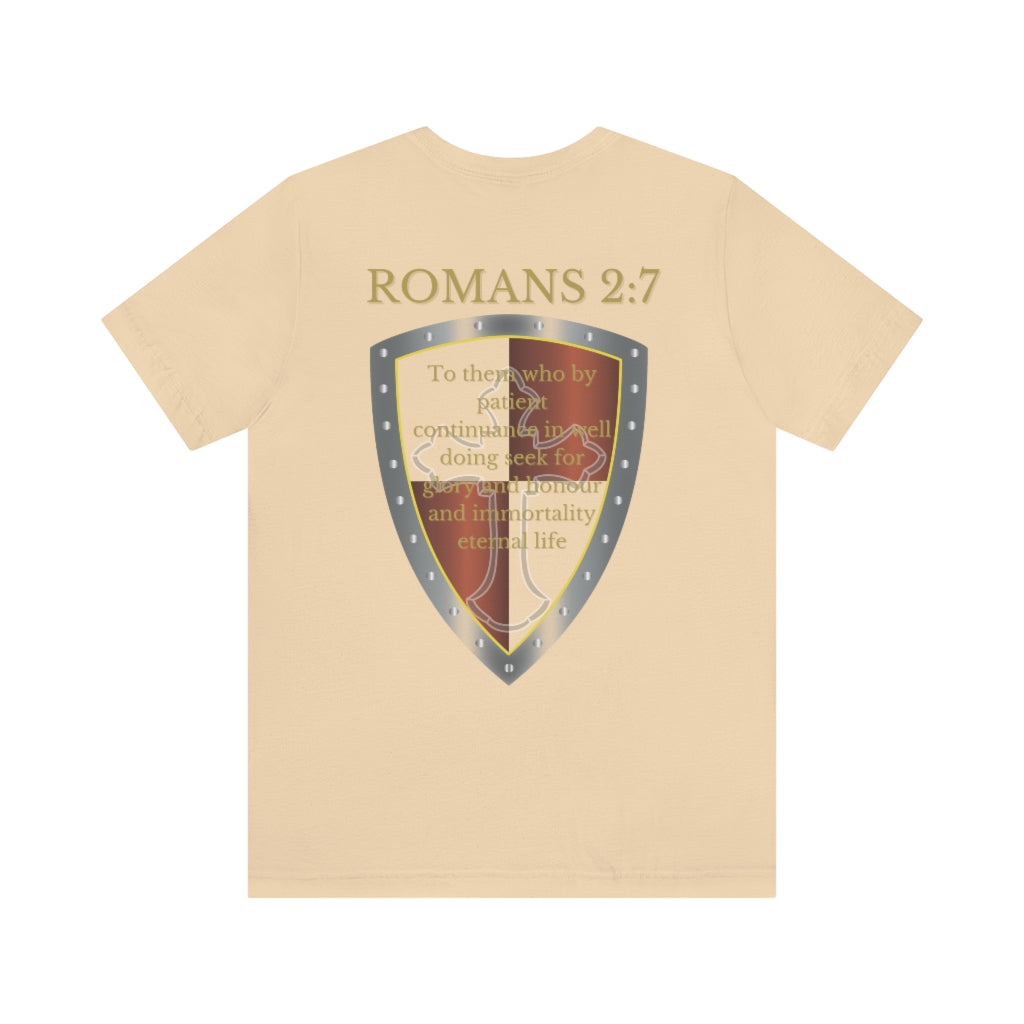 Romans 2:7 Shield of Faith Tee