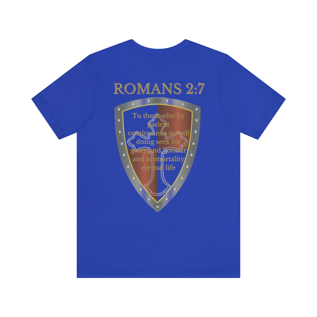 Romans 2:7 Shield of Faith Tee