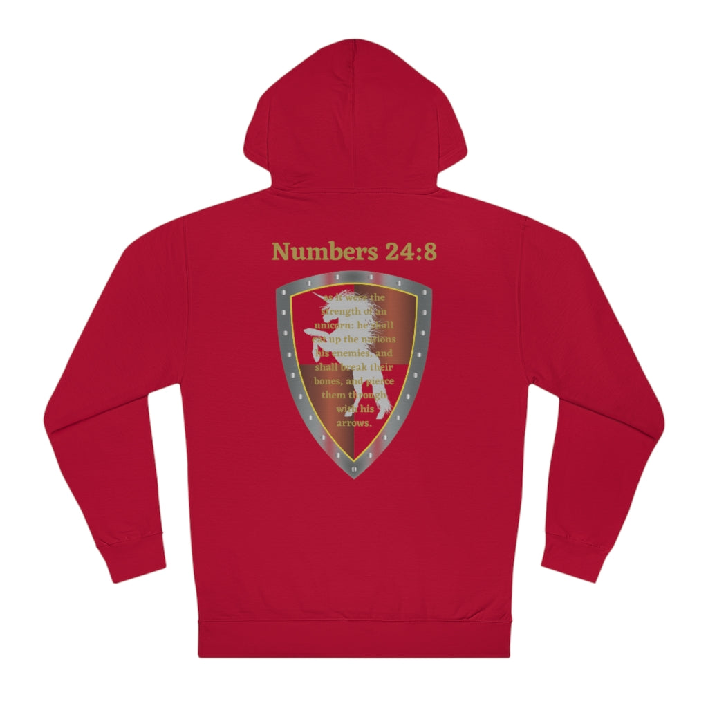 Numbers 24:8 Hooded Sweatshirt