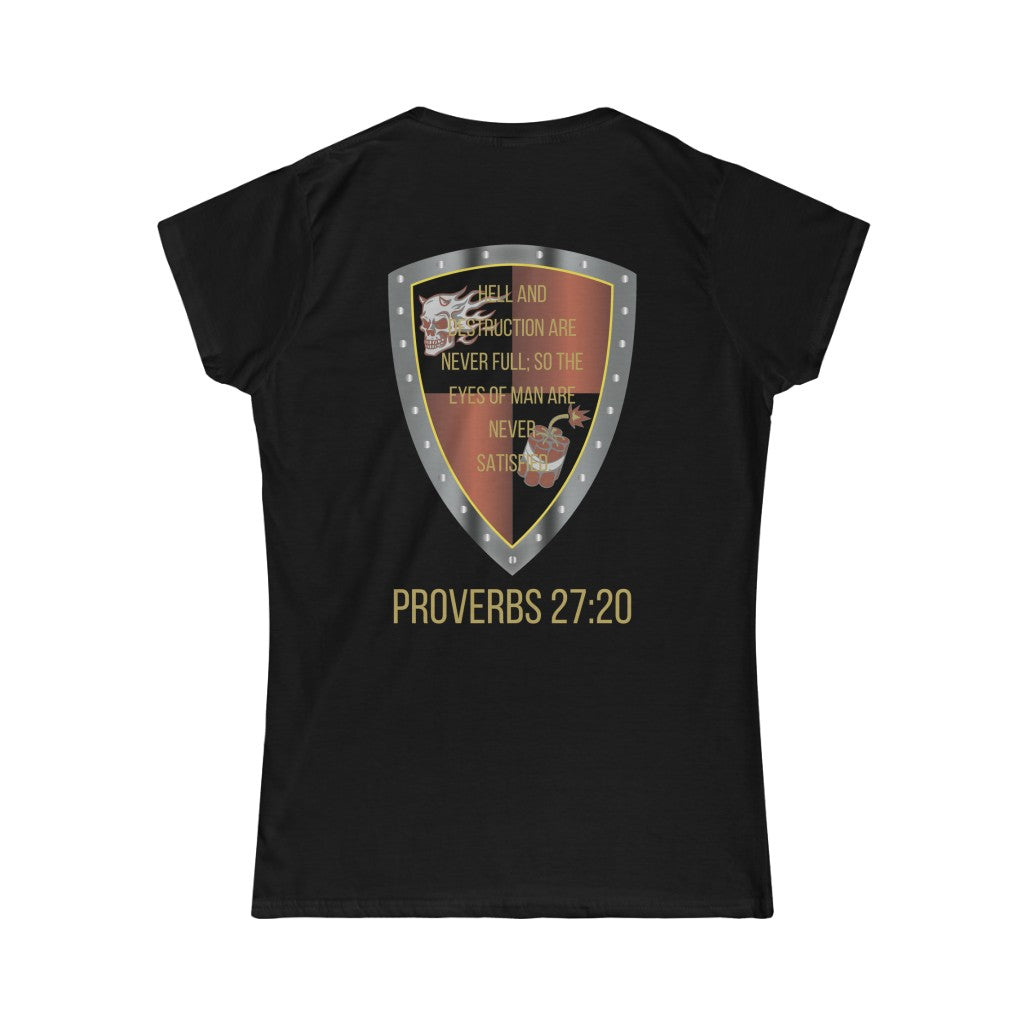 Proverbs 27:20 Shield of Faith Tee