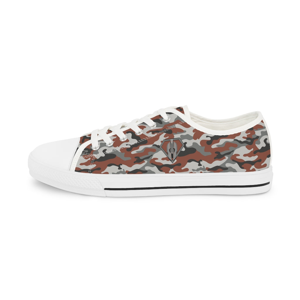 Superhero Camo Edition Men's Low Top Shoes of Peace