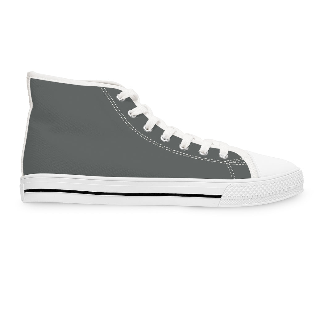 God Armory Women's High Top Shoes of Peace- Gray