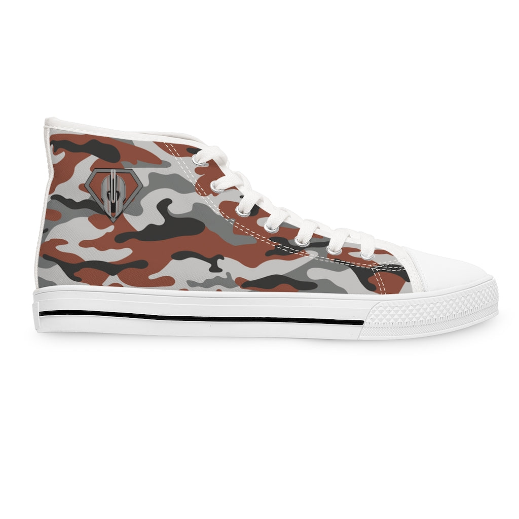 Women's God Armory Superhero Camo Edition High Top Shoes of Peace