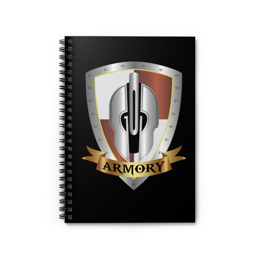 God Armory Spiral Notebook - Ruled Line