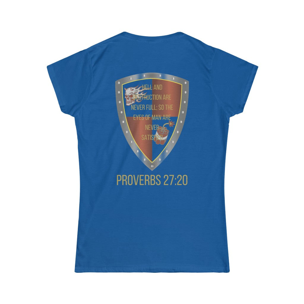 Proverbs 27:20 Shield of Faith Tee