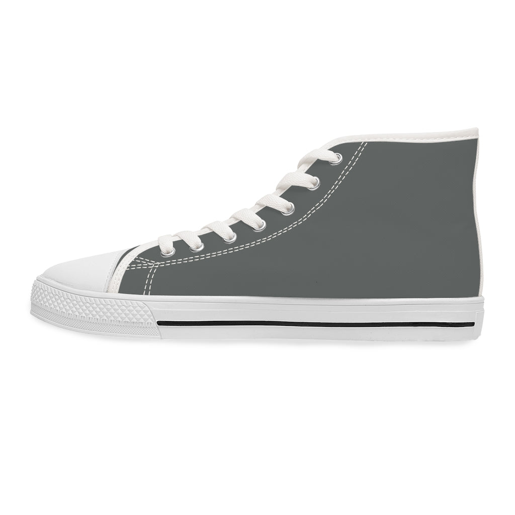 God Armory Women's High Top Shoes of Peace- Gray