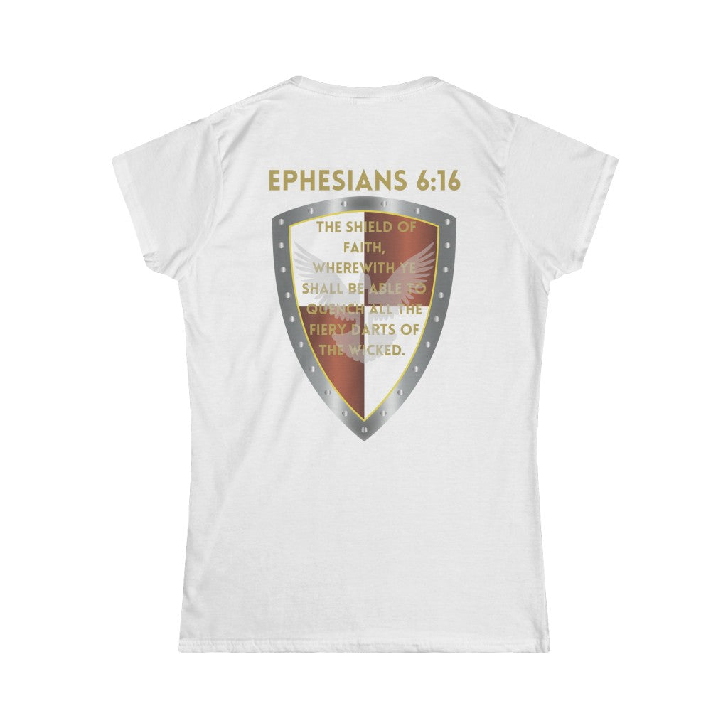 Ephesians 6:16 Womens Shield of Faith Tee