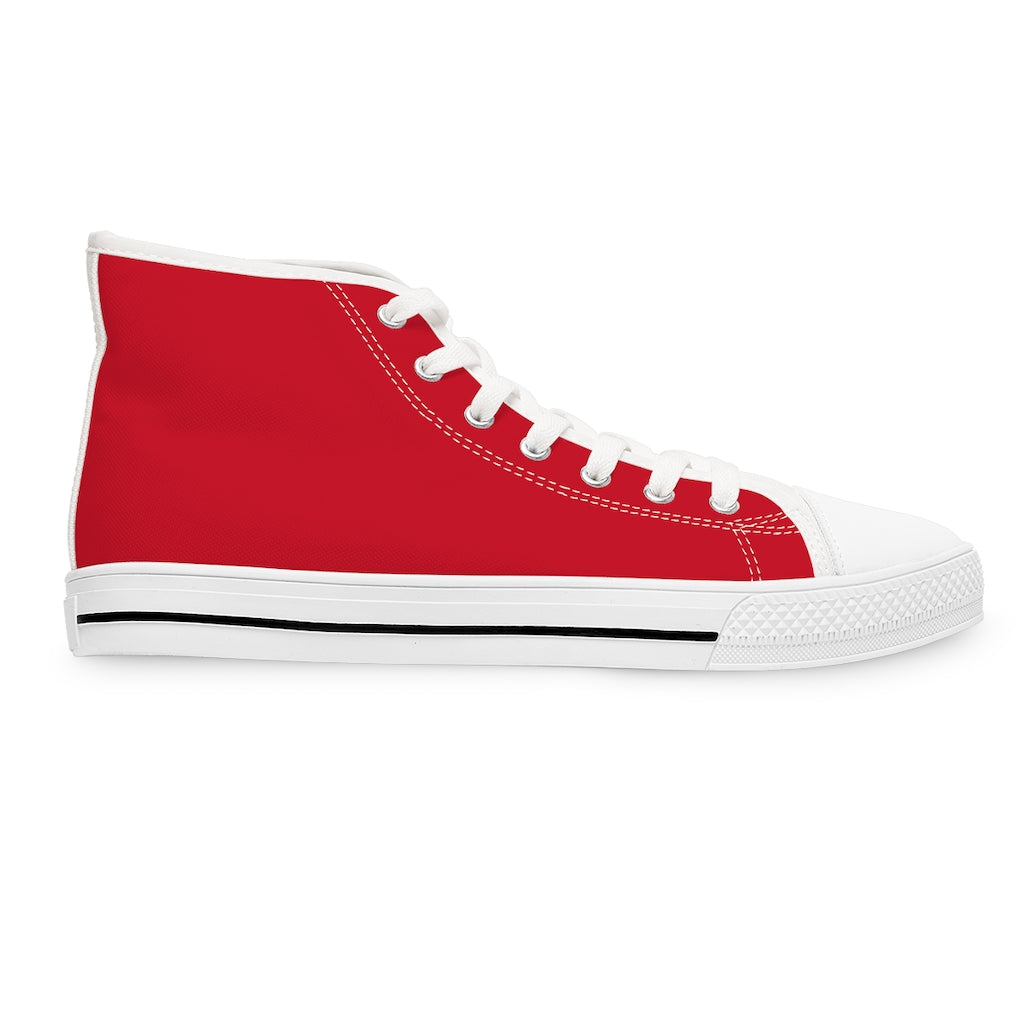 God Armory Women's High Top Shoes of Peace - Red