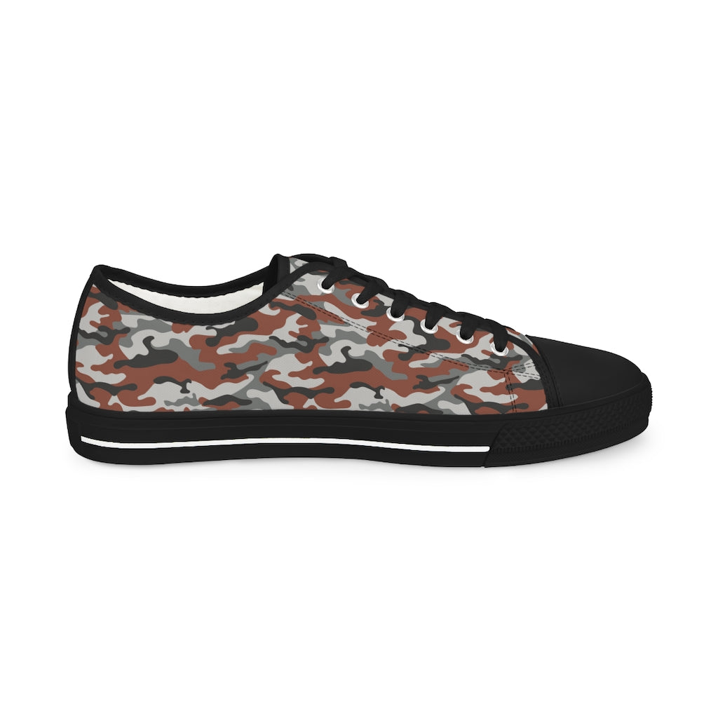 Superhero Camo Edition Men's Low Top Shoes of Peace