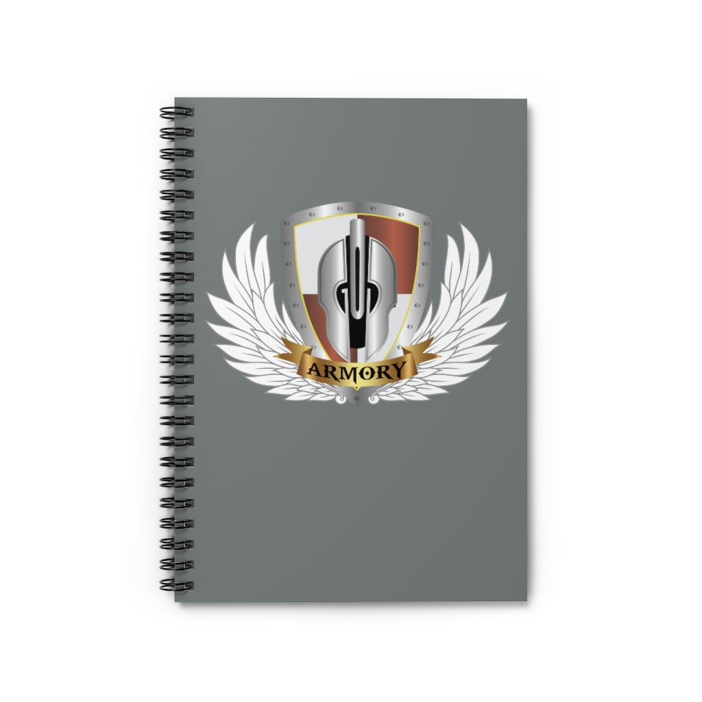 God Armory Wings Spiral Notebook - Ruled Line