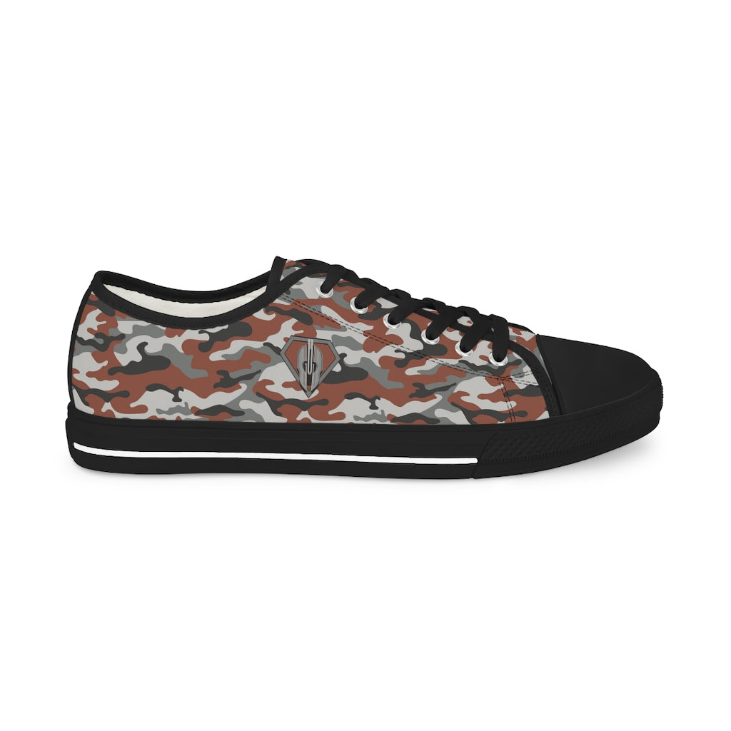 Superhero Camo Edition Men's Low Top Shoes of Peace