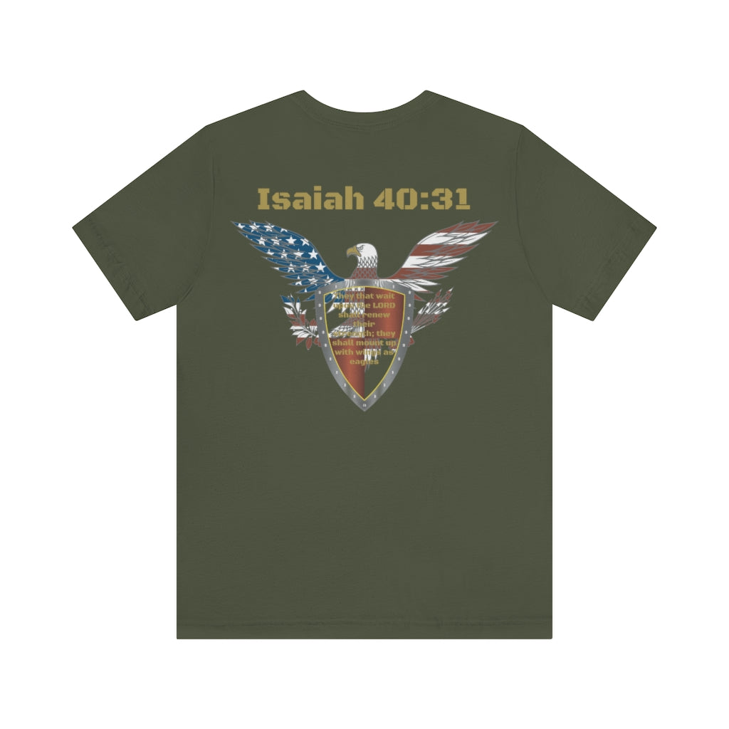 Isaiah 40:31 Shield of Faith Tee