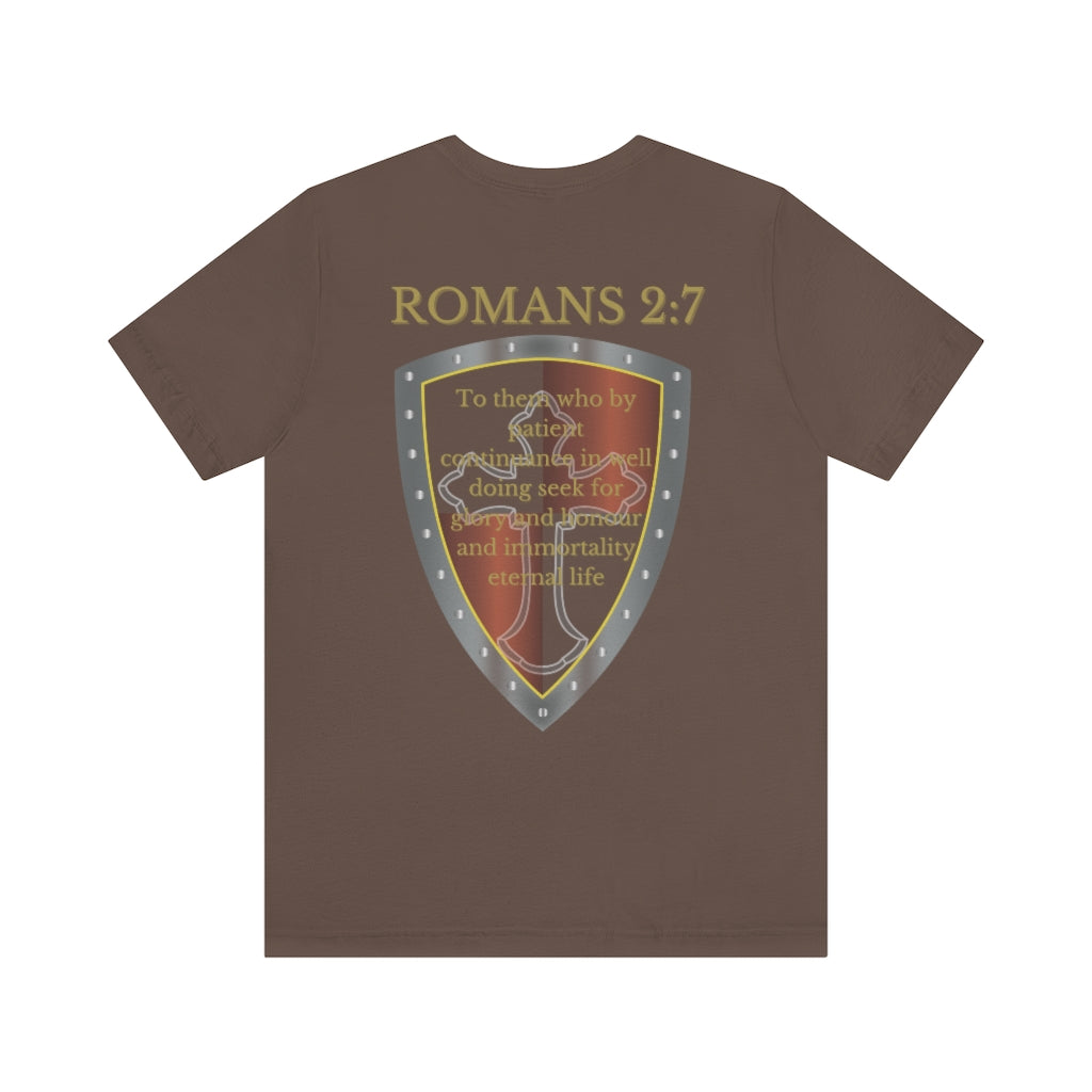 Romans 2:7 Shield of Faith Tee