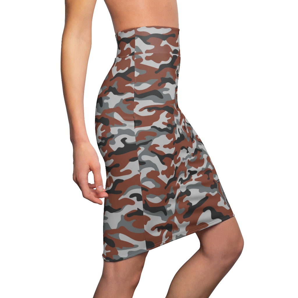 God Armory Superhero Camo Edition Women's Pencil Skirt