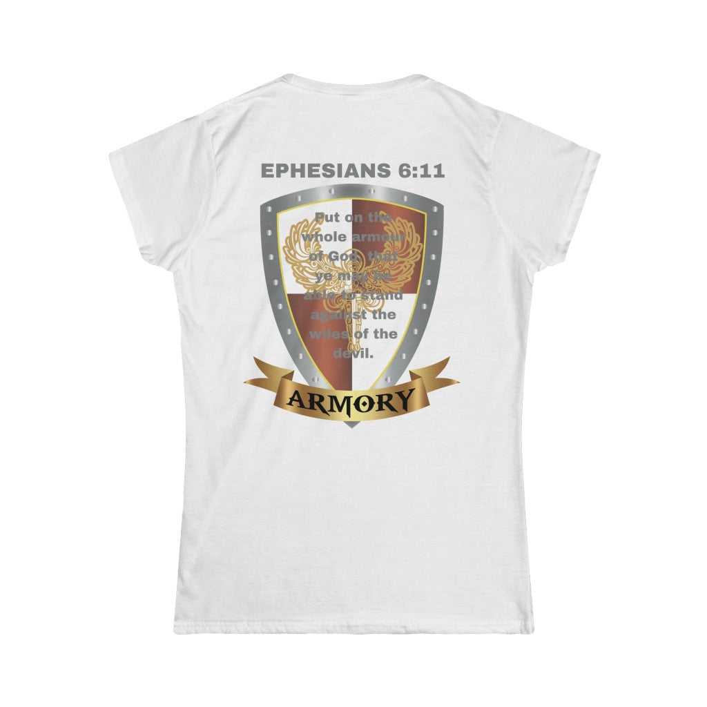 Ephesians 6:11 Womens Shield of Faith Tee