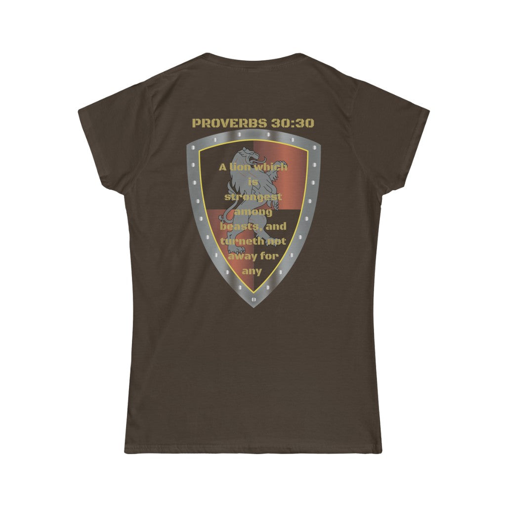 Proverbs 30:30 Shield of Faith Tee