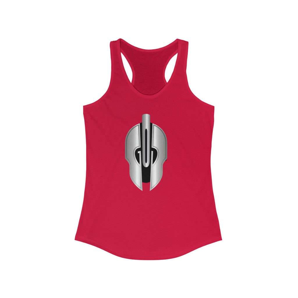 God Armory Helmet Ideal Racerback Tank