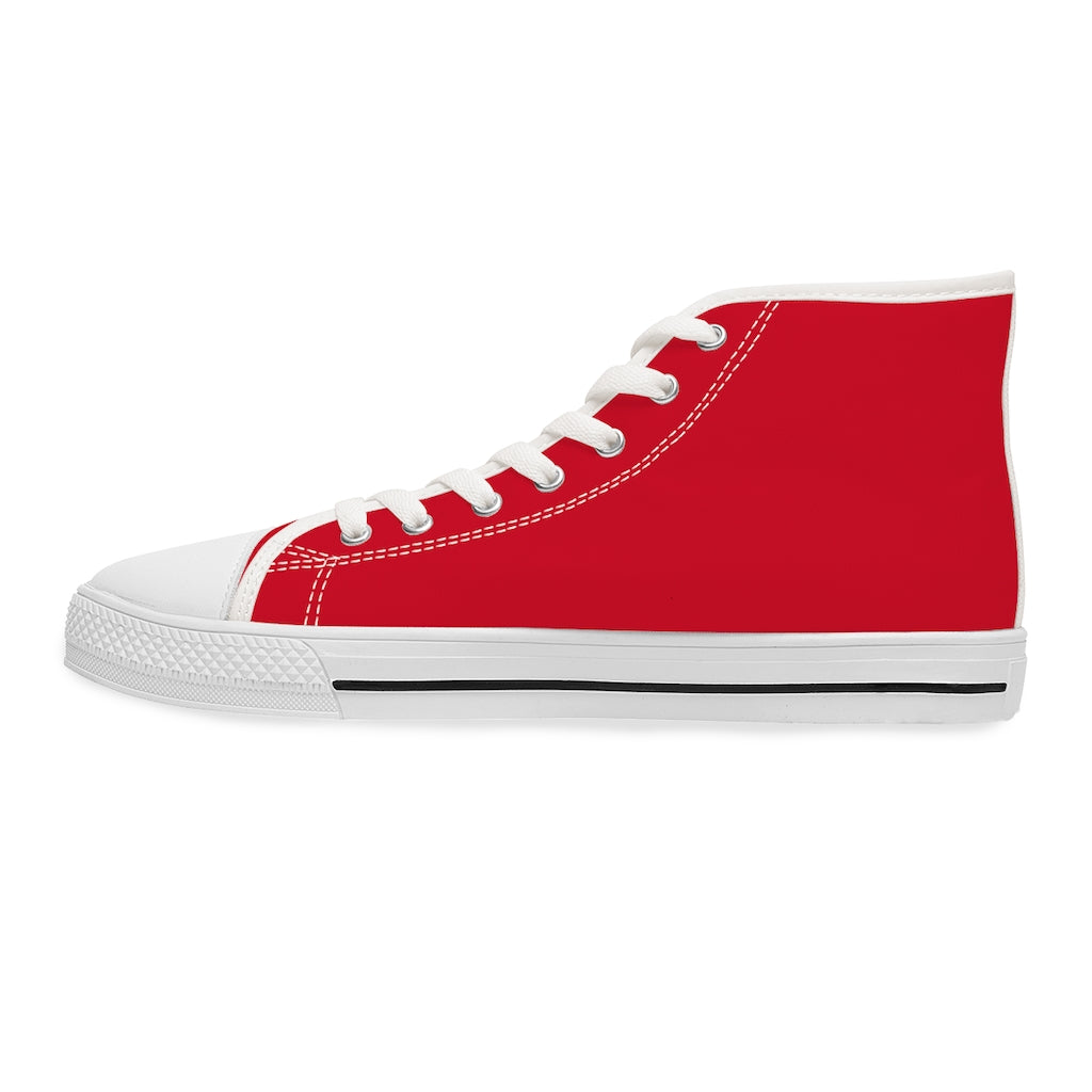 God Armory Women's High Top Shoes of Peace - Red