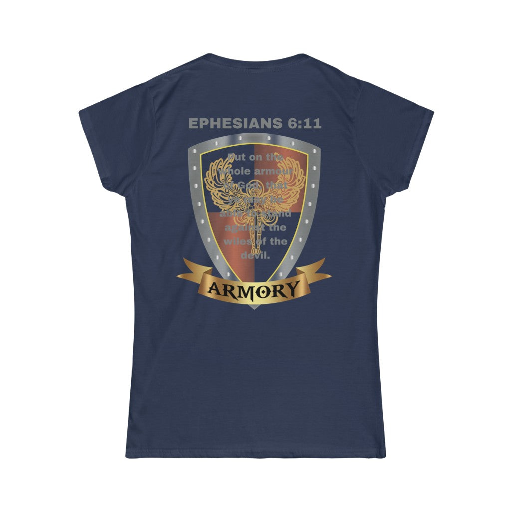 Ephesians 6:11 Womens Shield of Faith Tee