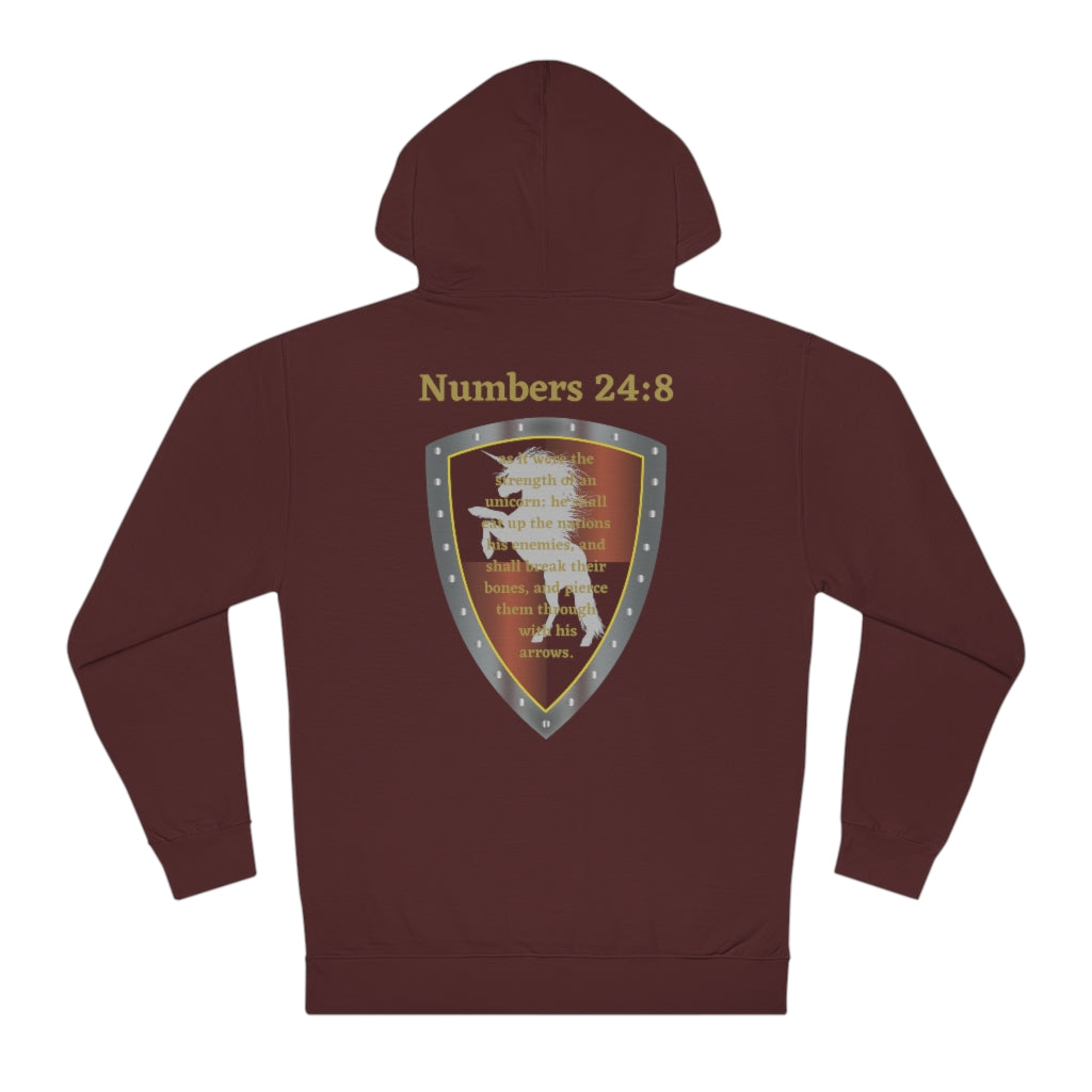 Numbers 24:8 Hooded Sweatshirt