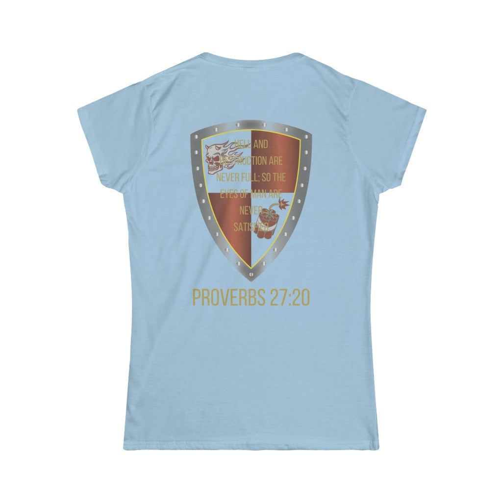 Proverbs 27:20 Shield of Faith Tee