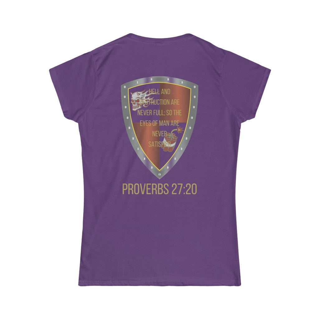 Proverbs 27:20 Shield of Faith Tee