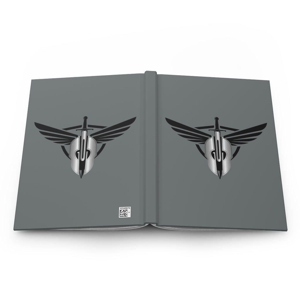 God Helmet Wings Hardcover Journal