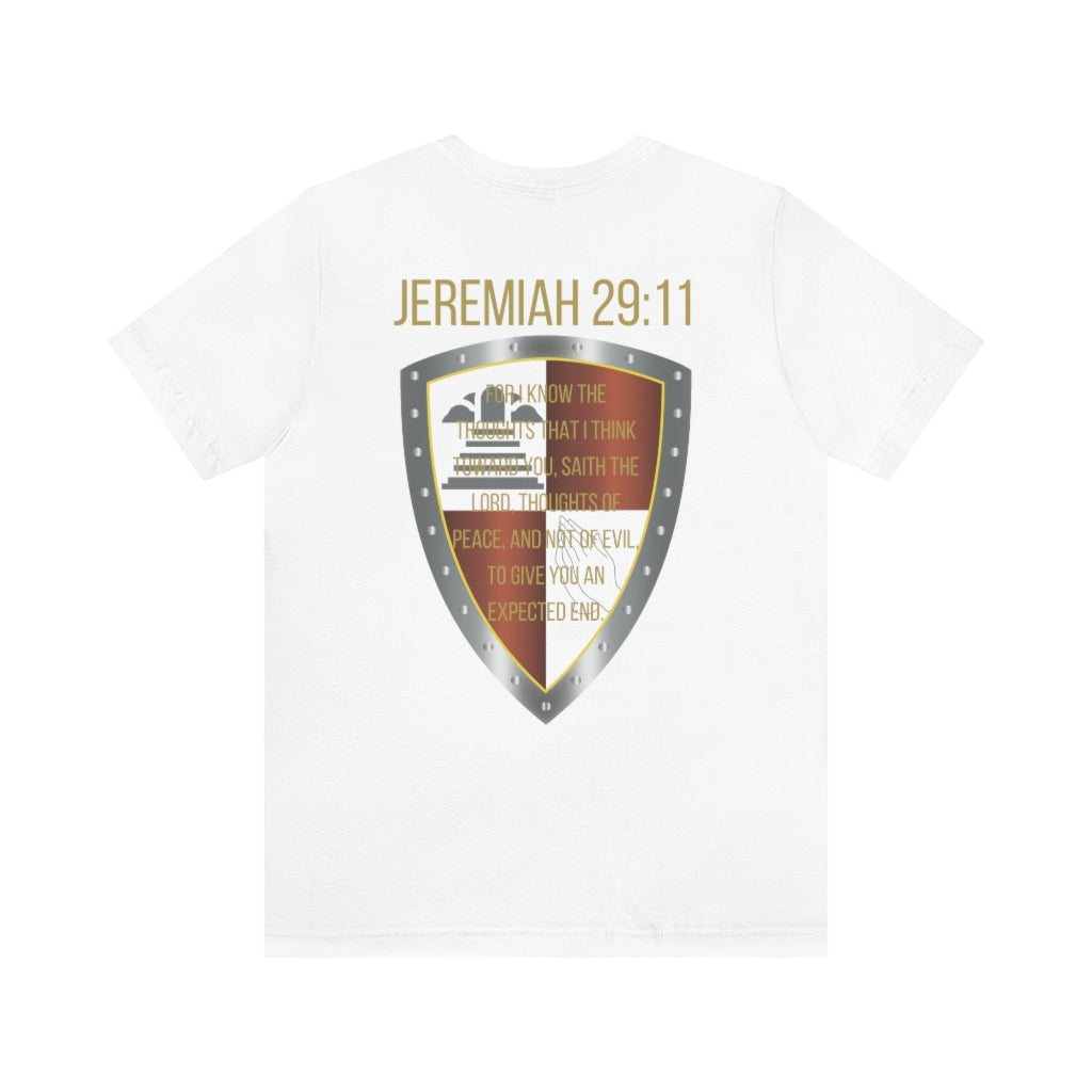 Jeremiah 29:11 Shield of Faith Tee