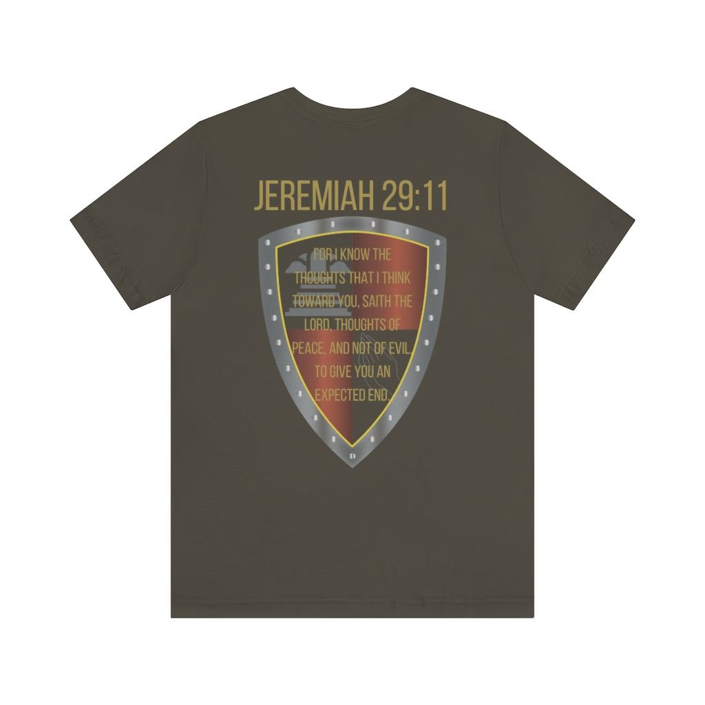 Jeremiah 29:11 Shield of Faith Tee