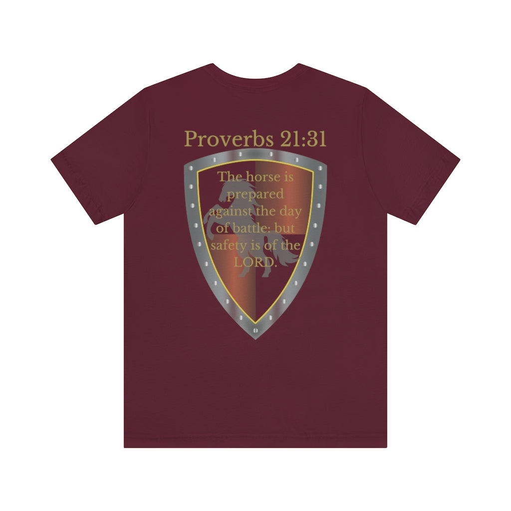 Proverbs 21:31 Shield of Faith Tee