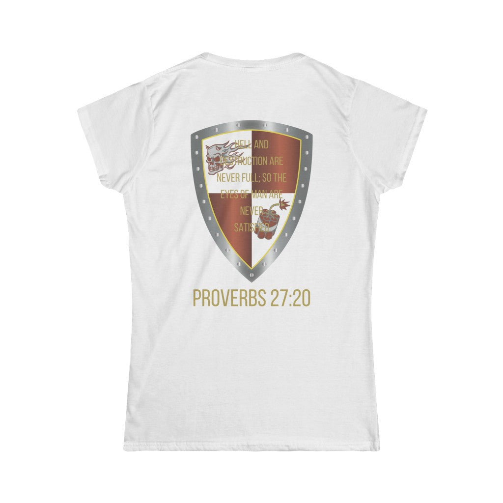 Proverbs 27:20 Shield of Faith Tee