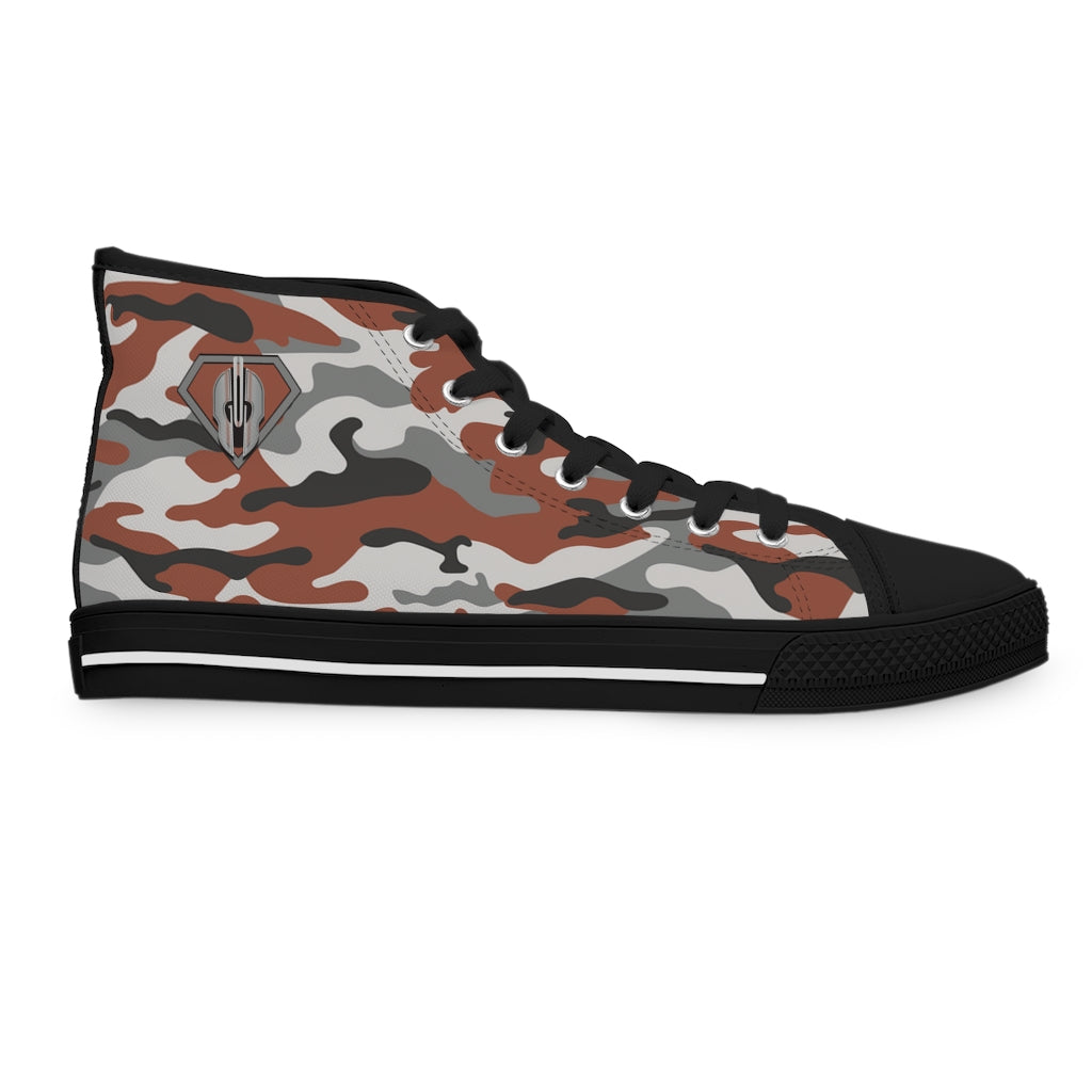 Women's God Armory Superhero Camo Edition High Top Shoes of Peace