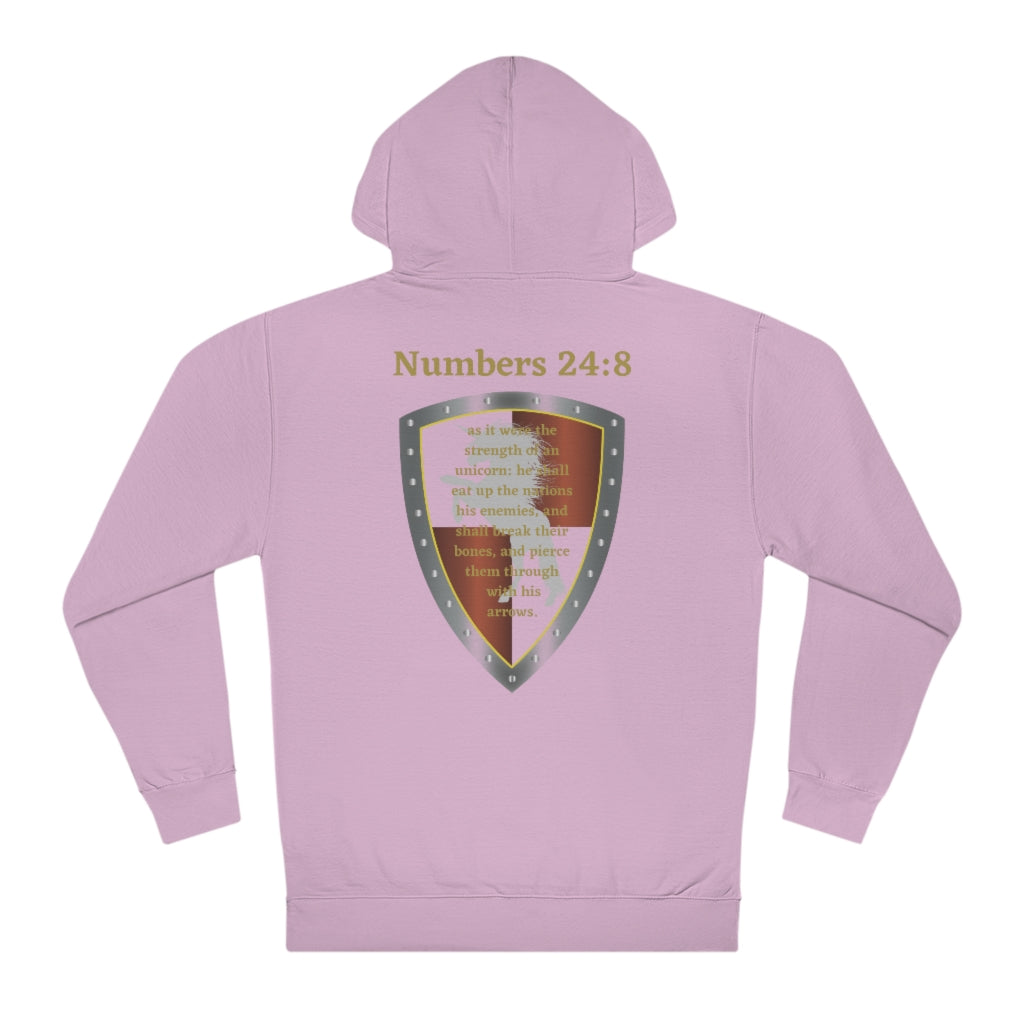 Numbers 24:8 Hooded Sweatshirt