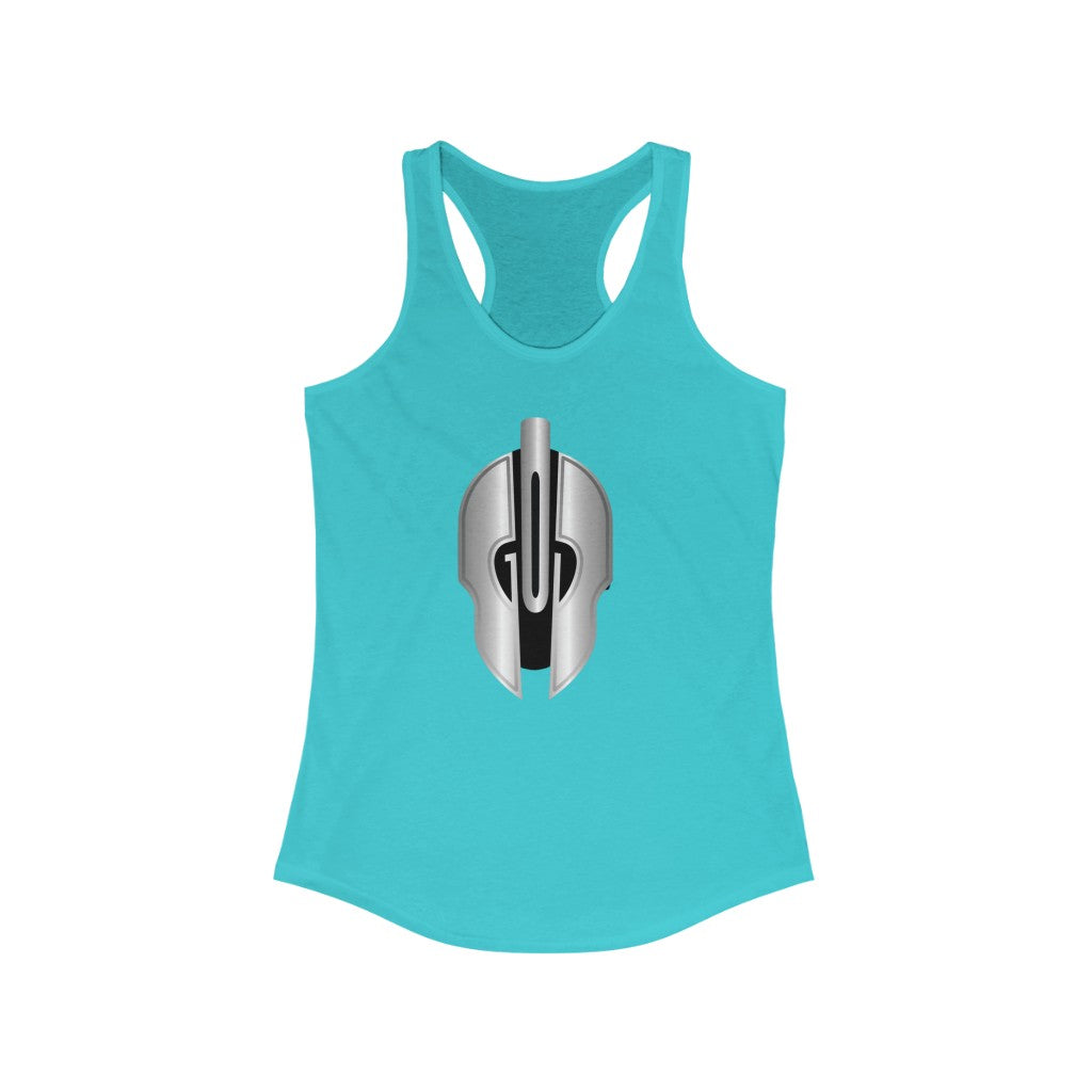 God Armory Helmet Ideal Racerback Tank