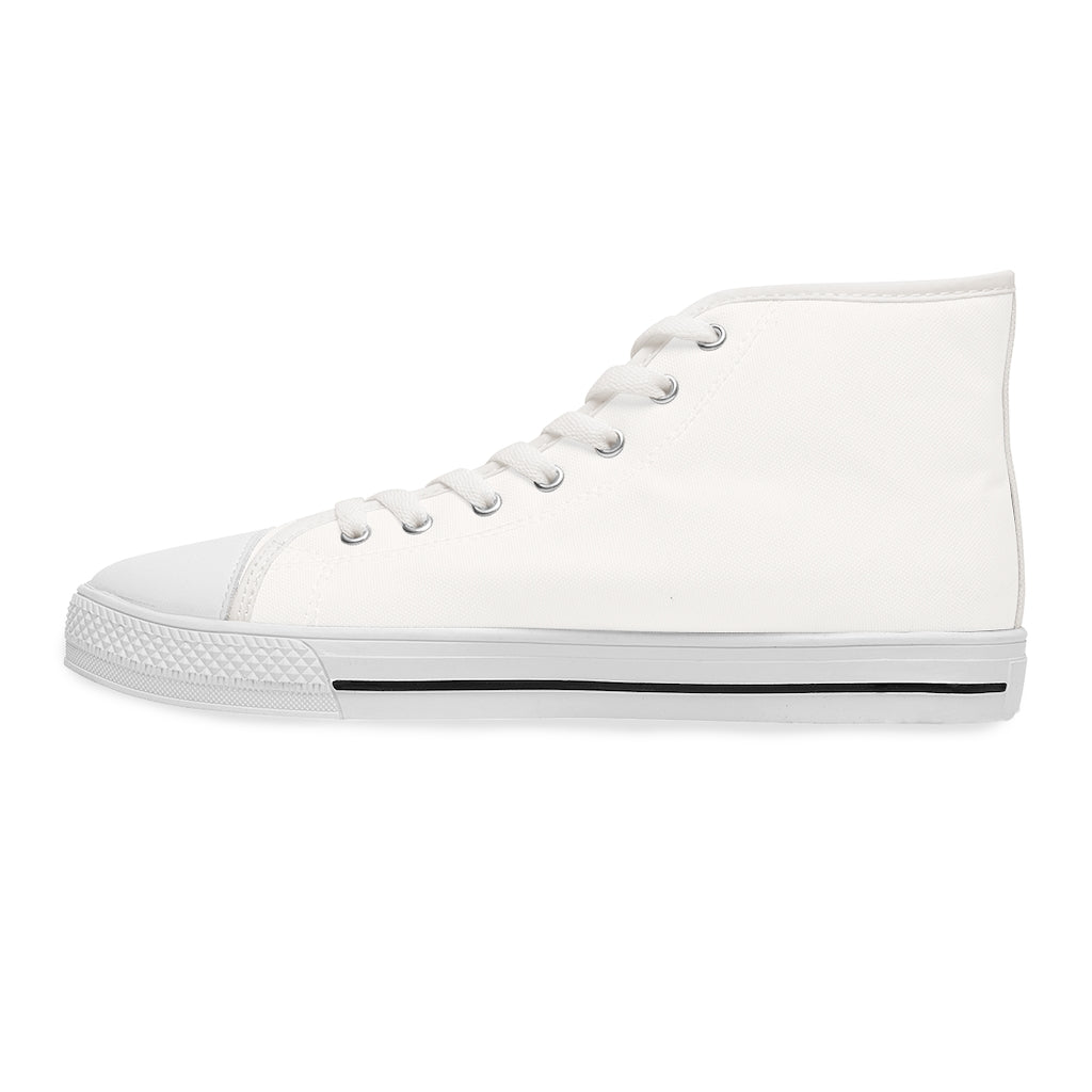 God Armory Women's High Top Shoes of Peace - White