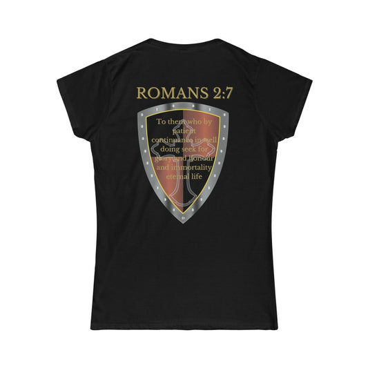 Romans 2:7 Shield of Faith Tee