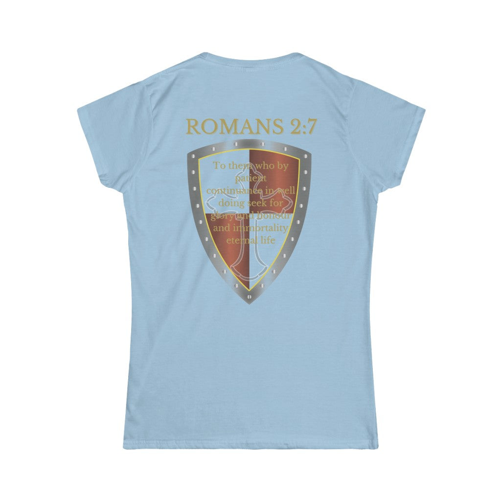 Romans 2:7 Shield of Faith Tee