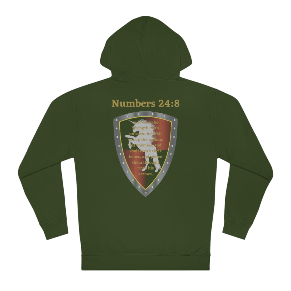 Numbers 24:8 Hooded Sweatshirt