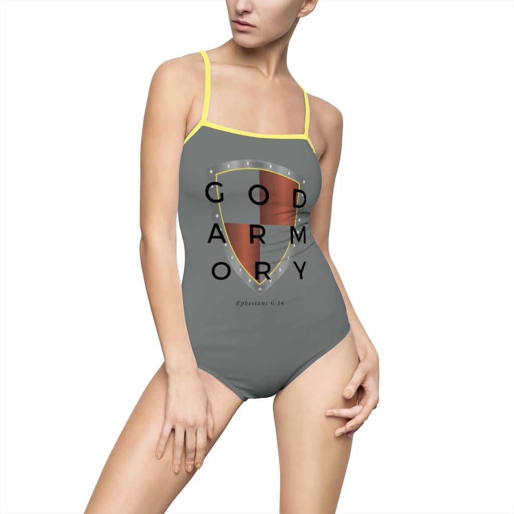 God Armory Shield One-piece Swimsuit