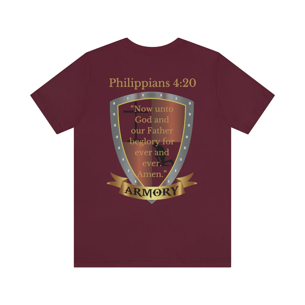 Philippians 4:20 Shield of Faith Tee