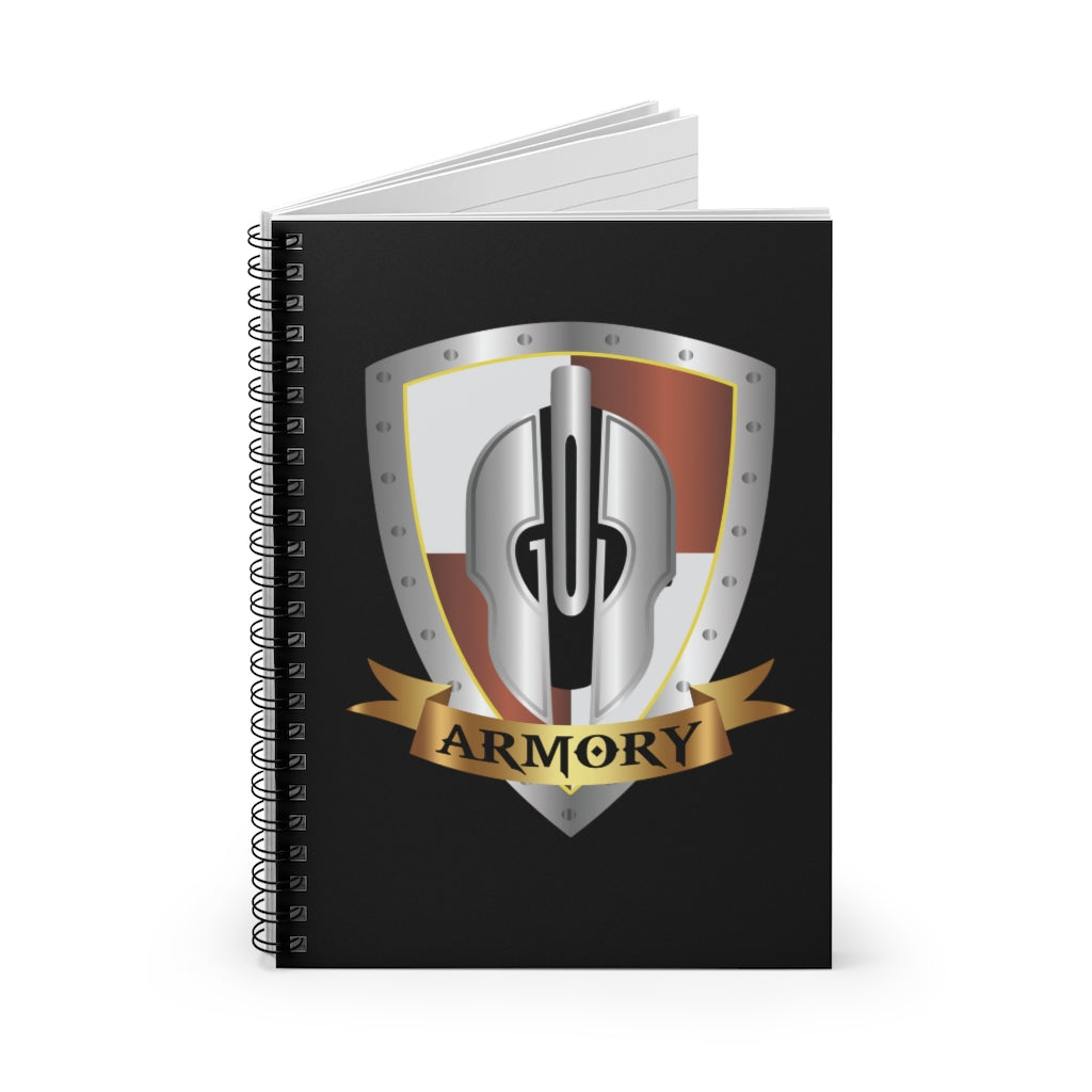 God Armory Spiral Notebook - Ruled Line