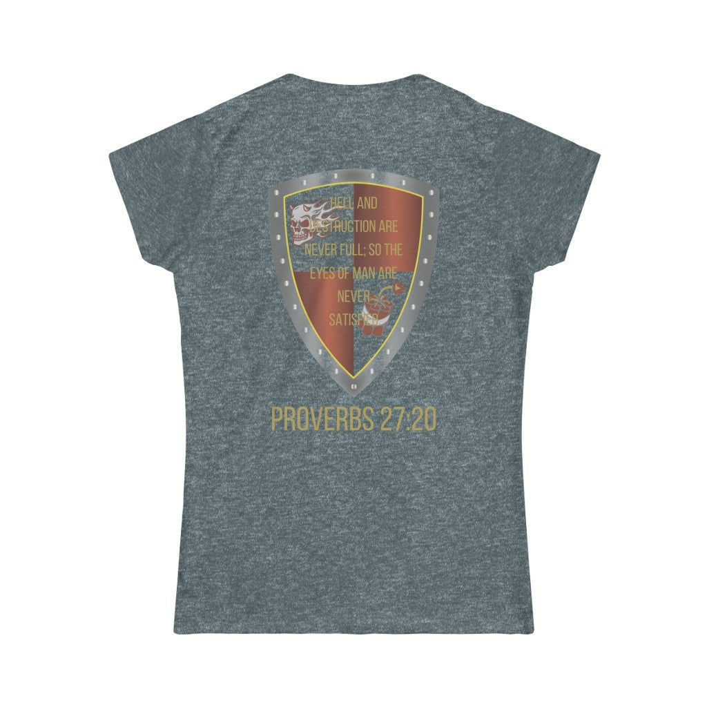 Proverbs 27:20 Shield of Faith Tee