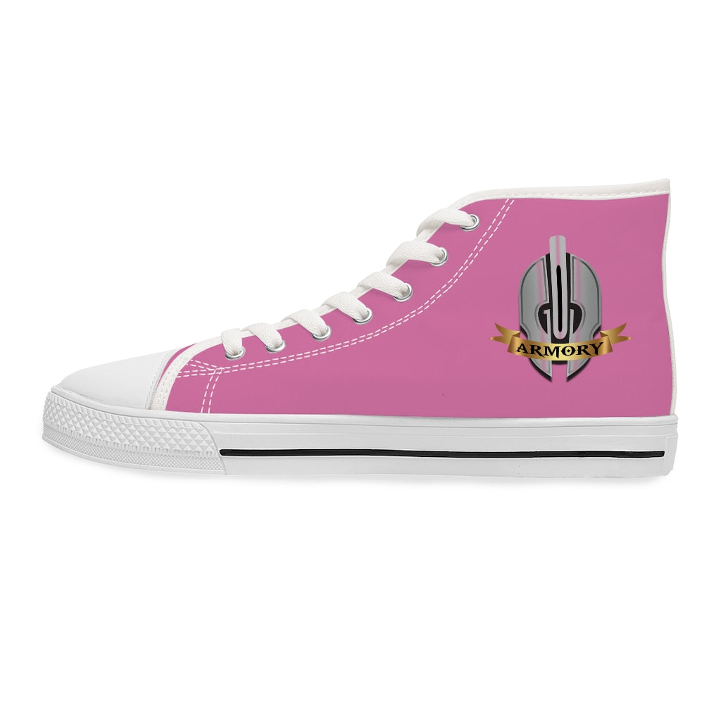 God Armory Women's High Top Shoes of Peace - Pink