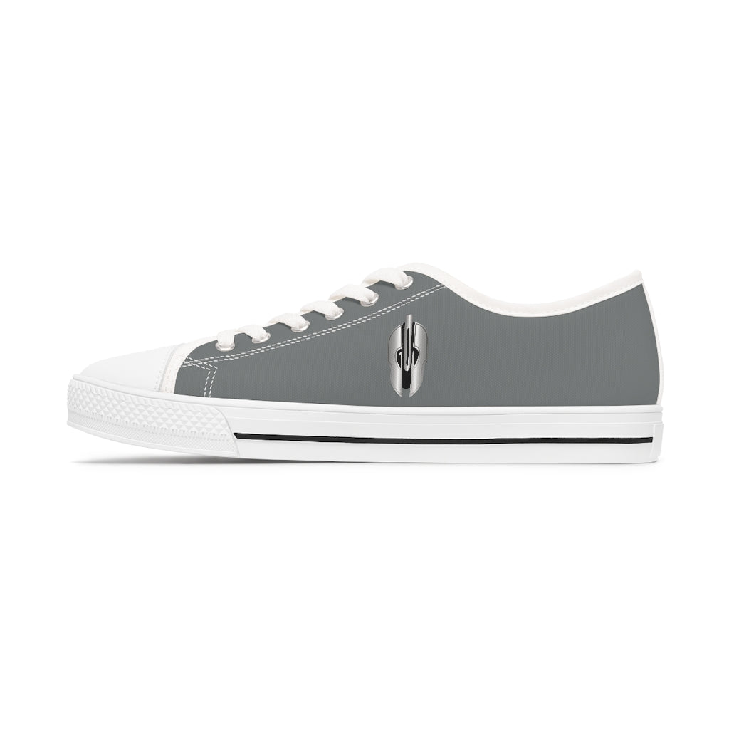 G-O-D Armory Helmet Women's Low Top Shoes of Peace - Gray