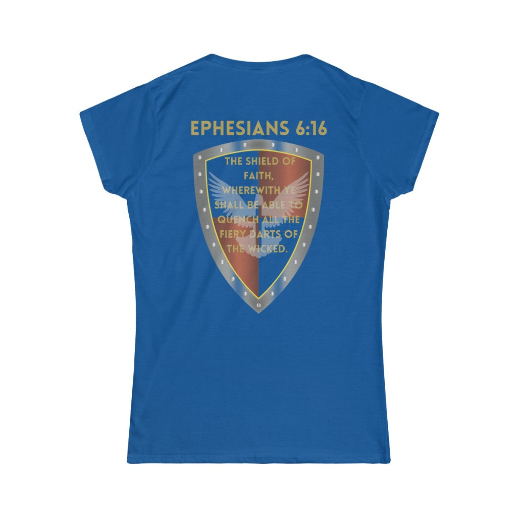 Ephesians 6:16 Womens Shield of Faith Tee