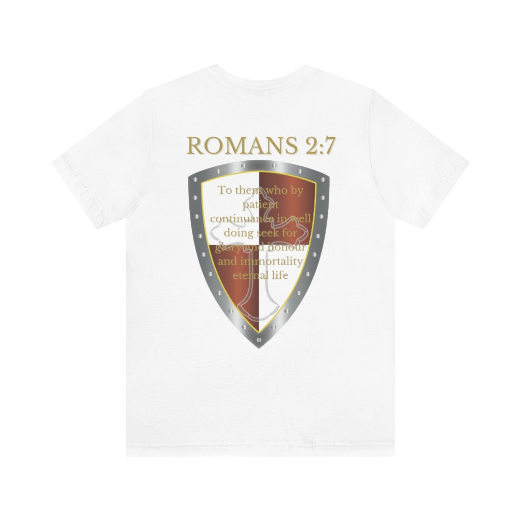 Romans 2:7 Shield of Faith Tee